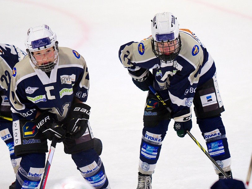 La capitaine Inès Berset a inscrit un des deux buts de la Neuchâtel Hockey Academy samedi. (Photo archives : Pierre Boldt).