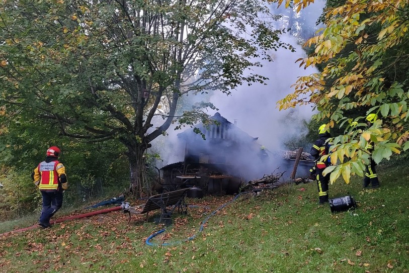Les pompiers sont intervenus au-dessus de Courfaivre mardi.