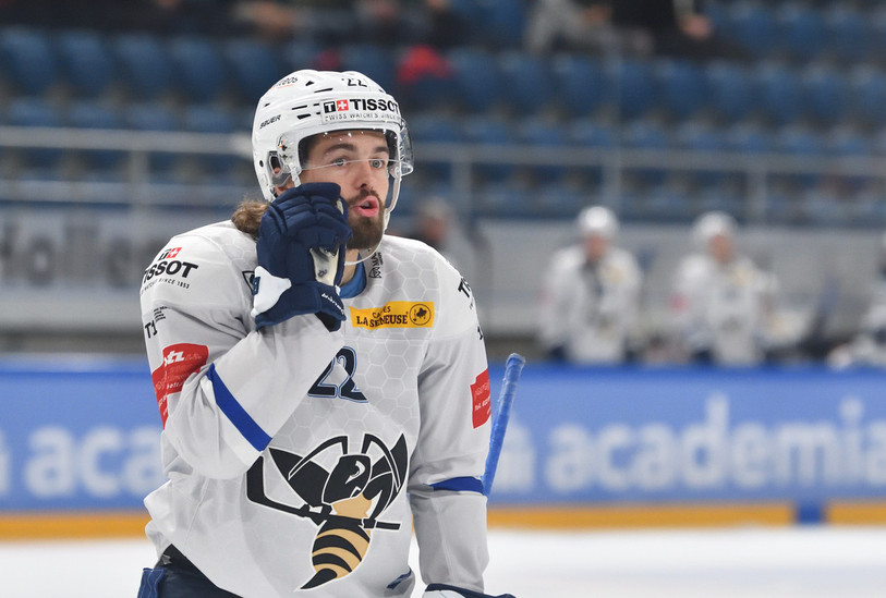 Les deux réussites de Julien Privet n'ont pas permis au HCC de l'emporter samedi au Tessin. 