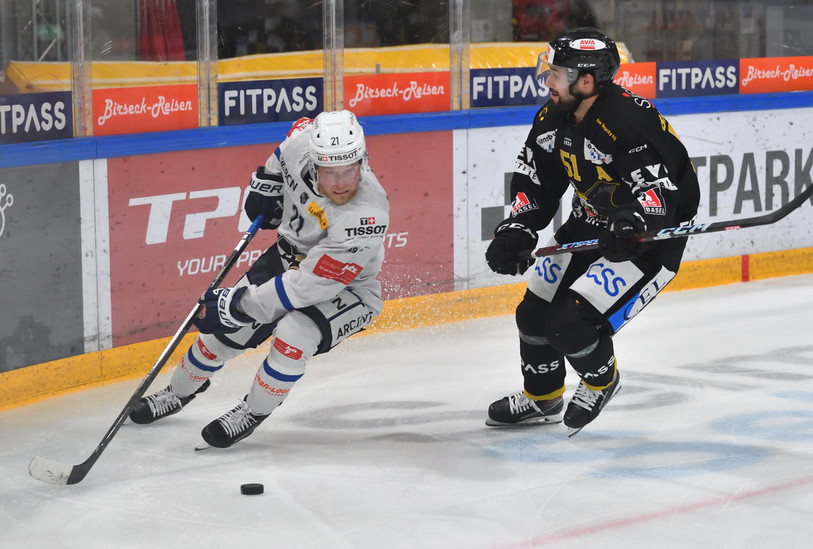 Sebastian Bengtsson sous le maillot du HC La Chaux-de-Fonds (photo : Georges Henz).