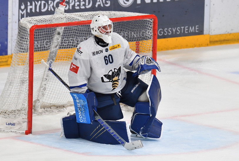 Lesés par l'arbitrage, Viktor Östlund et le HCC n'ont pas réussi à se relever lors de l'acte II contre Thurgovie. (photo : Georges Henz).