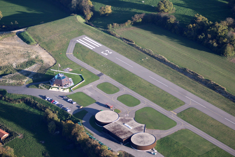 L'aérodrome de Bressaucourt (photo: site internet de l'aérodrome)