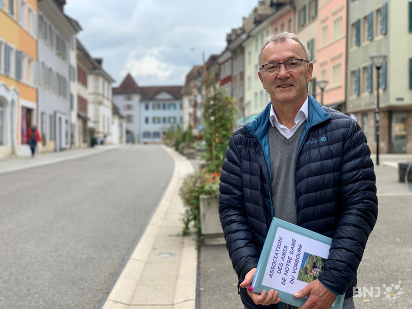 François Bloque est le président de l'Association des amis de Notre-Dame du Vorbourg, nouvellement créée.