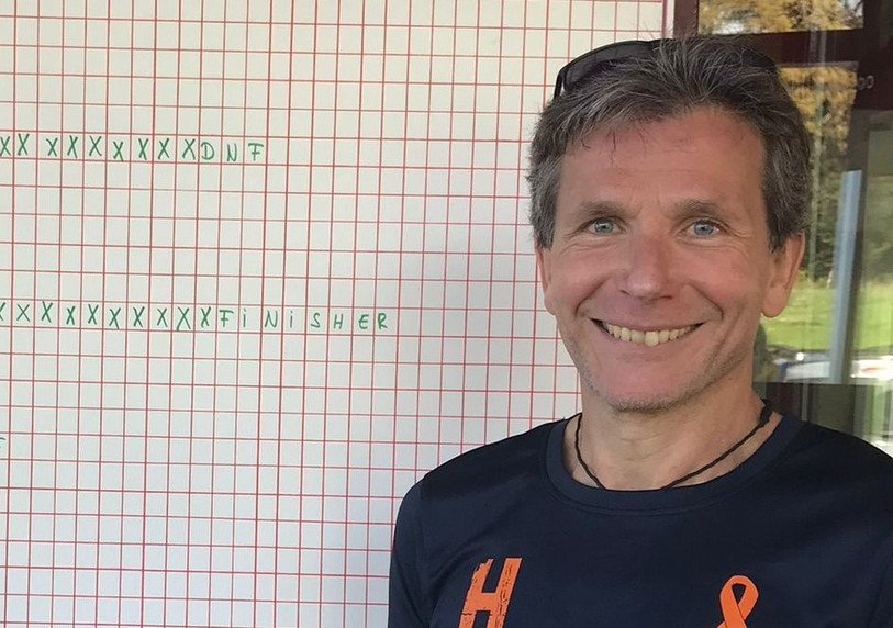 Jean-Louis Juillerat a remporté la première édition de la Swiss Backyrad Ultra Prêles après 28h d'effort. (photo : SBUP)