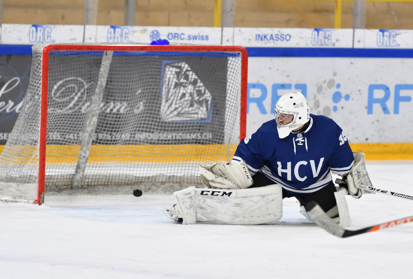 HC Vendlincourt - Rarogne, Tom Cramatte. (Photo : Georges Henz)