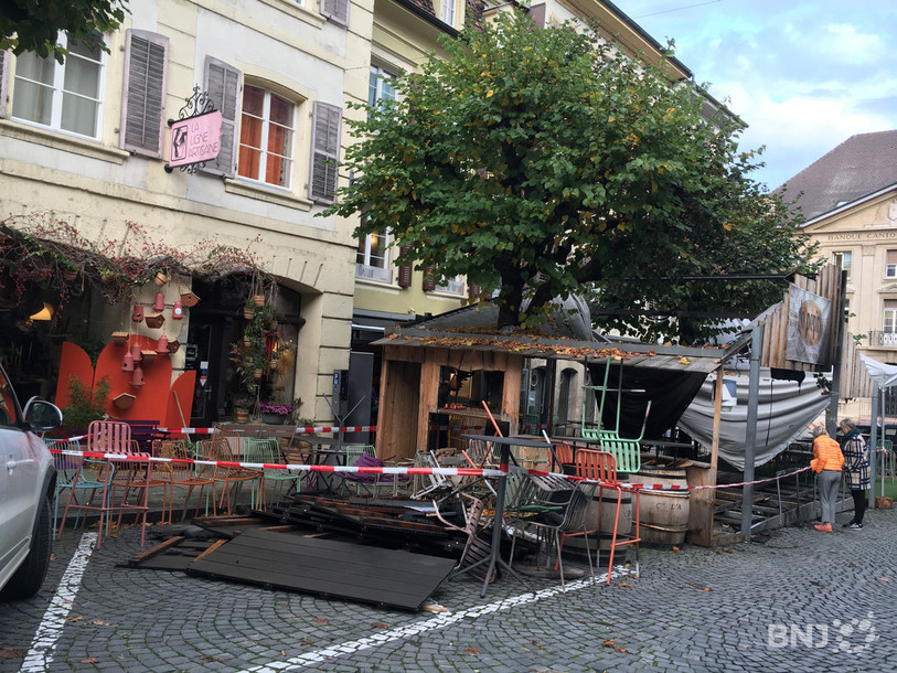 La terrasse du Pépin s'est embrasée mardi au petit matin.