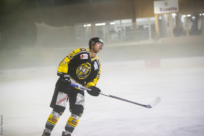 Valentin Aeschlimann a marqué un but pour Fleurier (photo d'archive : Loïc Valverde).