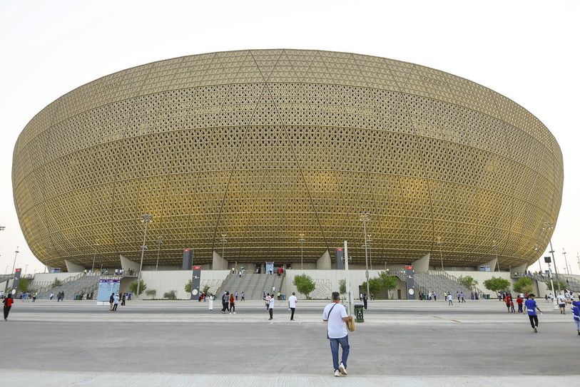 Le Losail stadium accueillera la finale de la Coupe du monde le 18 décembre. (Photo : EPA/NOUSHAD THEKKAYIL)