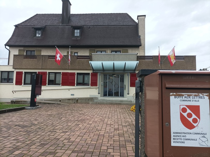 La mairie d'Alle.