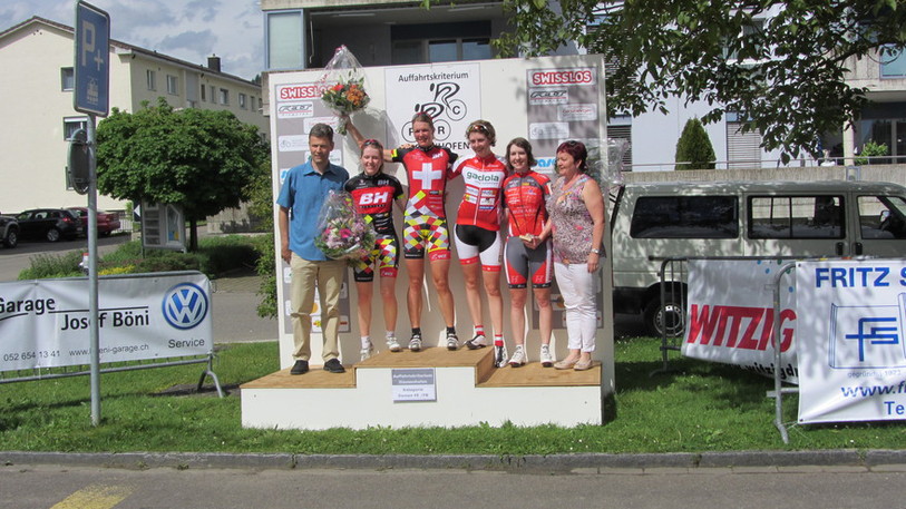 Crystel Matthey sur le podium