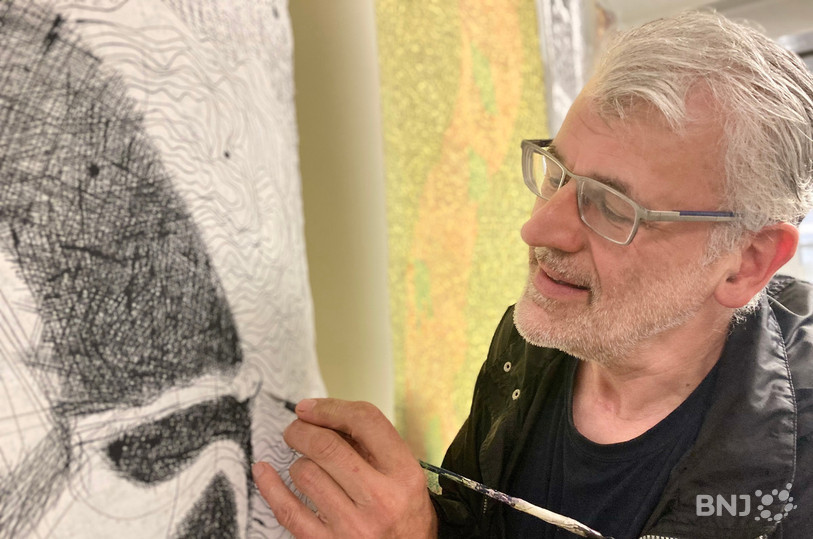 L'artiste serbo-croate Darko Vulic.