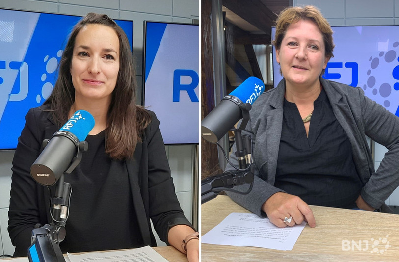 De gauche à droite : « Tania Schindelholz (CS-POP) et Céline Robert-Charrue Linder (Les Verts) veulent serrer les rangs durant la prochaine législature à Delémont.