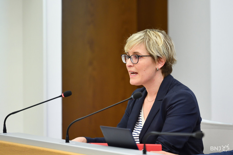 Rosalie Beuret Siess veut rétablir la confiance après l'affaire de corruption électorale en Ajoie (Photo : Georges Henz ).