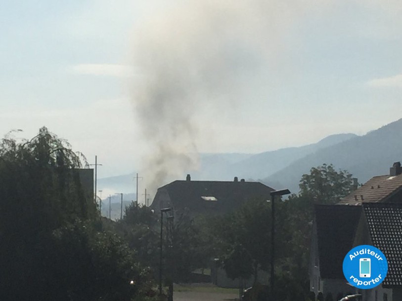 Un début d'incendie a créé un fort dégagement de fumée vendredi matin à Glovelier