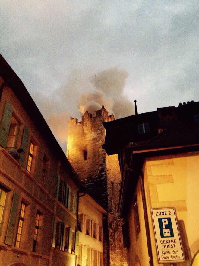 La Tour en feu.