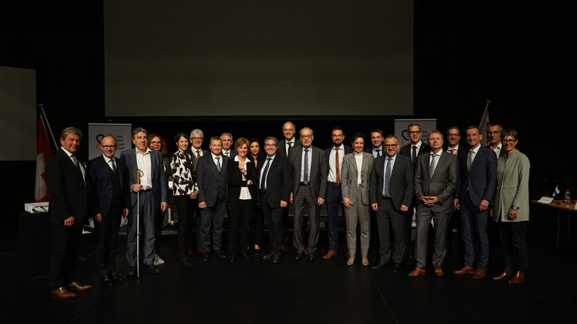 Le ministre jurassien de la formation Martial Courtet a représenté le Jura lors de l'assemblée plénière de la CDIP qui se tient à Delémont. (Photo : canton du Jura).