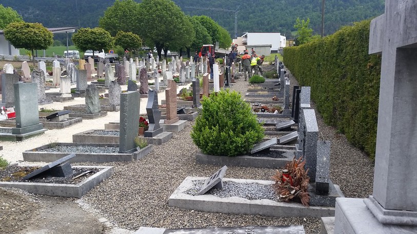 La commune a fait appel à la protection civile pour effectuer ces travaux. (ldd)