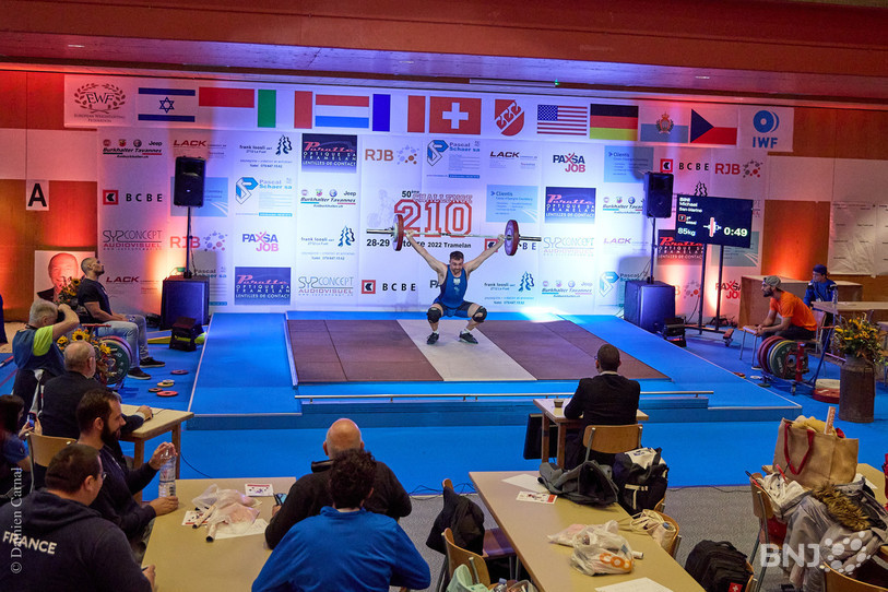 Haltérophiles internationaux et régionaux se sont donné rendez-vous à Tramelan ce week-end pour le Challenge 210. (Photo : Damien Carnal).