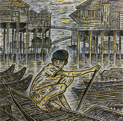 Dessin au Cambodge