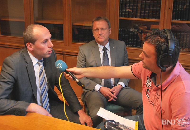 Maxime Zuber et Manfred Bühler