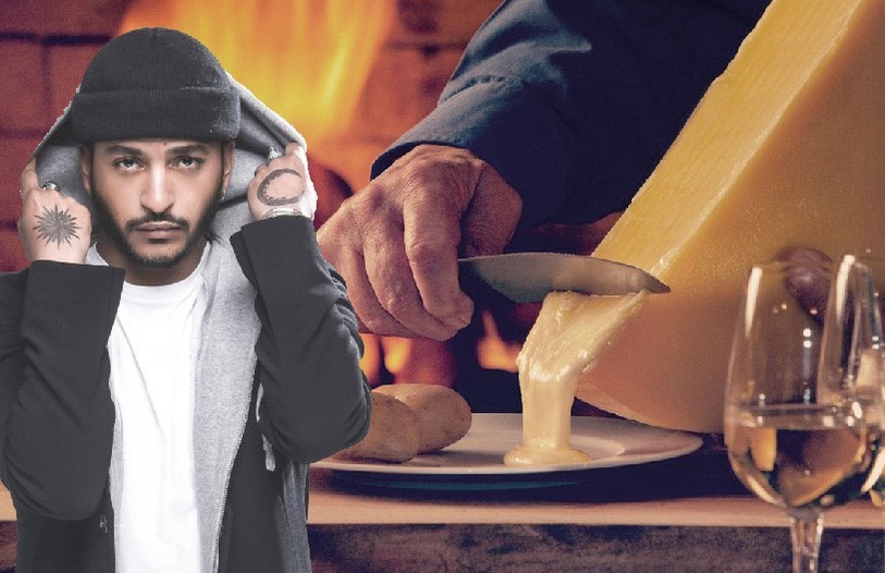 Slimane et une raclette