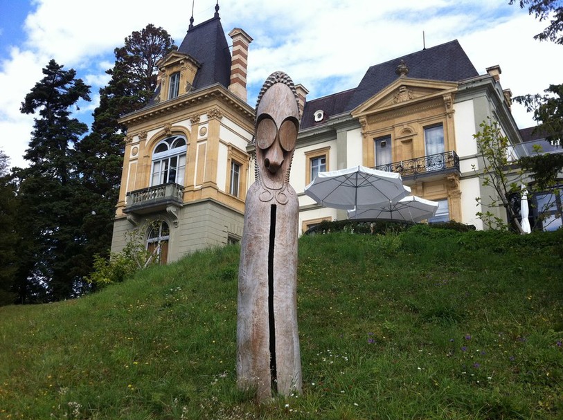 Musée d'ethnographie de Neuchâtel, vu du parc