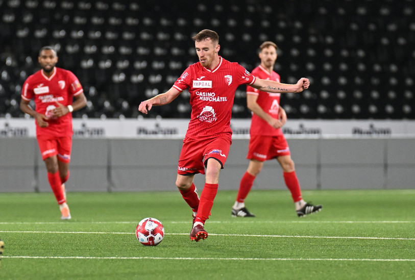 Evan Stadelmann va défier les SR Delémont avec le maillot du FC Bienne (photo : Georges Henz).