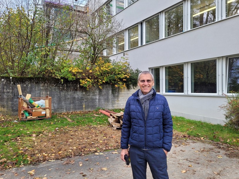 Erwin Dornbierer, conseiller municipal en charge du dicastère des écoles à Corgémont.