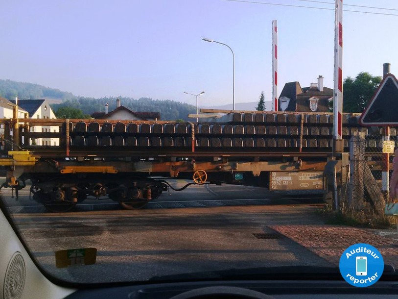 Les barrières du passage à niveau de la gare à Courtételle ne se sont pas baissées vendredi matin lors du passage d'un convoi ferroviaire