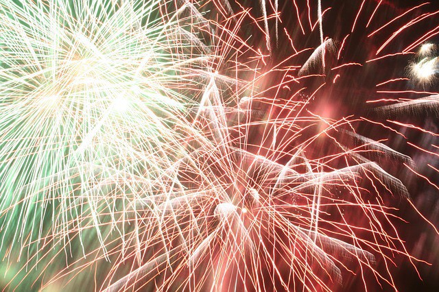 Vous pourrez profiter des feux d'artifice pour la Fête nationale.