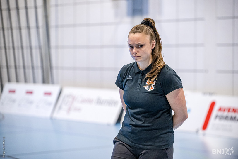 La coach du NUC Lauren Bertolacci espère avoir trouvé la formule pour s'imposer en Pologne. (Photo: Jonathan Vallat)