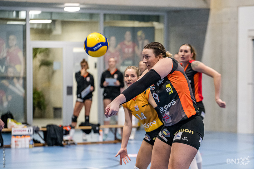 L'Américaine Kayla Lund n'a pas pu empêcher la première défaite de son équipe en championnat. (Photo archives: Jonathan Vallat)