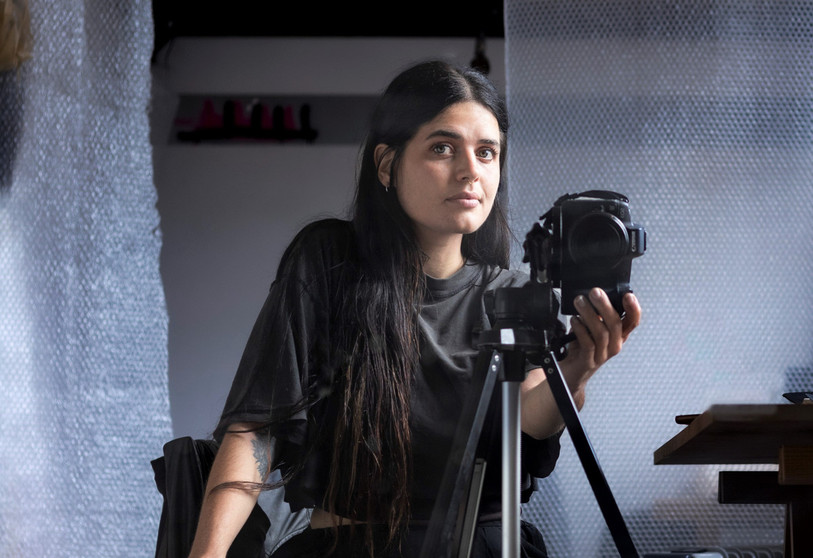 Yolane Rais a obtenu l'appui de la FARB dans sa quête d'un Master en Arts visuels (photo: FARB).