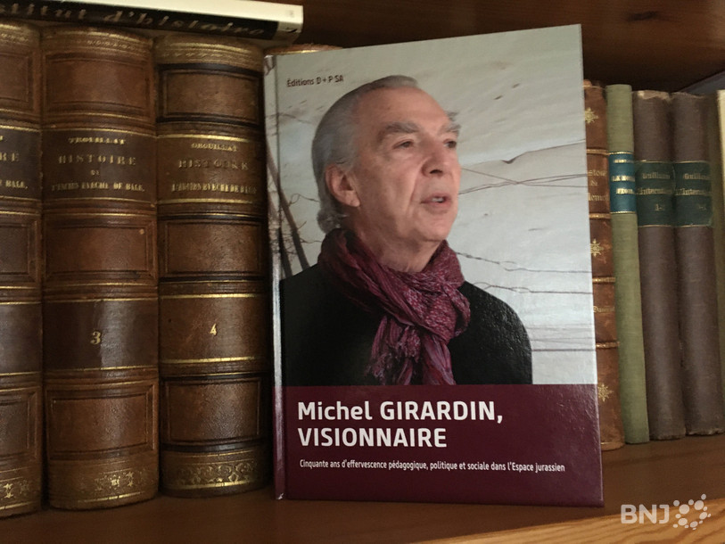 L'ouvrage « Michel Girardin, visionnaire » rend hommage au pédagogue jurassien et rassemble une trentaine de témoignages.