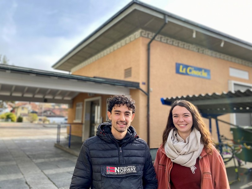 Aymane Filali et Camille Tissot ont fondé le collectif Stations Cinoche.