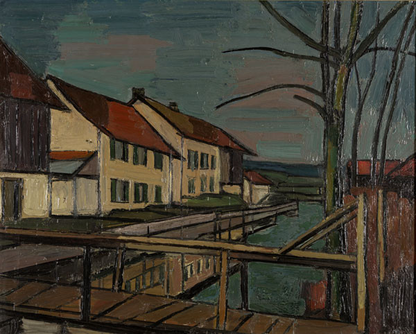 Une des oeuvres d'Albert Schnyder présentée à la FARB.