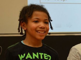 Mathys Douma lors de la finale suisse à Lausanne