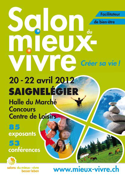 L'affiche du 1er Salon du mieux-vivre de Saignelégier