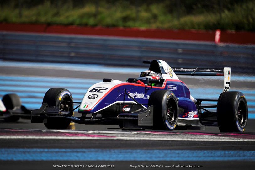 Christophe Hurni au volant de sa Formule Renault.