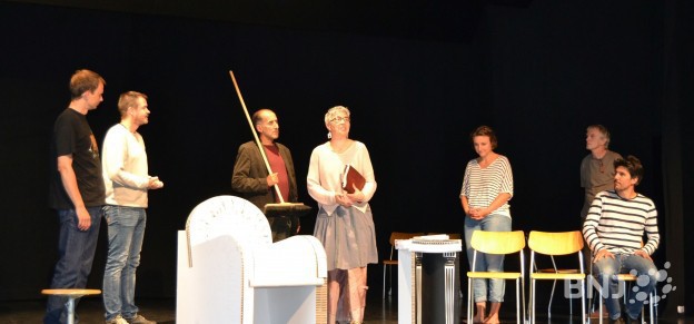 La Souricière, jouée par Espace Val-de-Ruz Théâtre.
