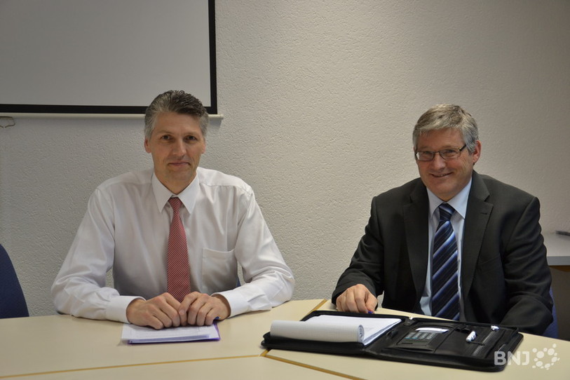 Michel Hauser et Paul Häring, membres de la direction de Tornos