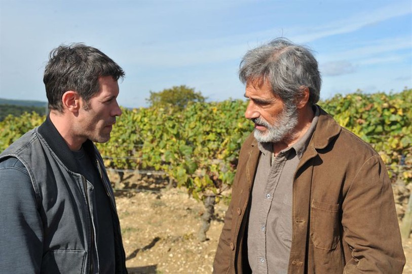 Jalil Lespert et Gérard Lanvin dans Premiers Crus