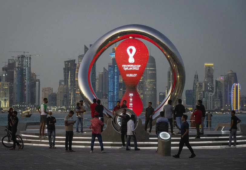 La ville de Doha n'est pas encore en ébullition à J-2 du début du Mondial. (Photo : KEYSTONE/AP/Darko Bandic).