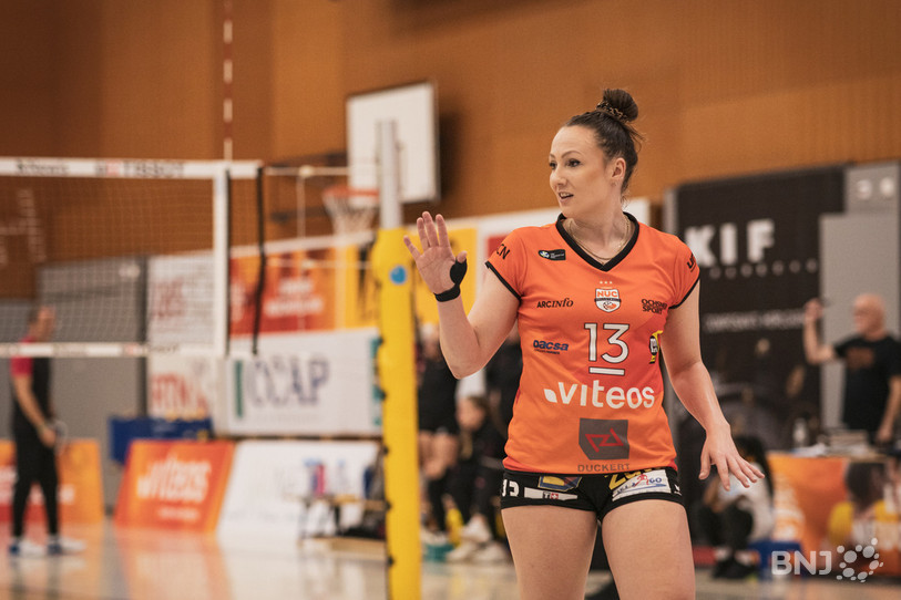 Sarah Troesch, la capitaine du NUC, tirera sa révérence en fin de saison. (Photo: Albin Tissier)