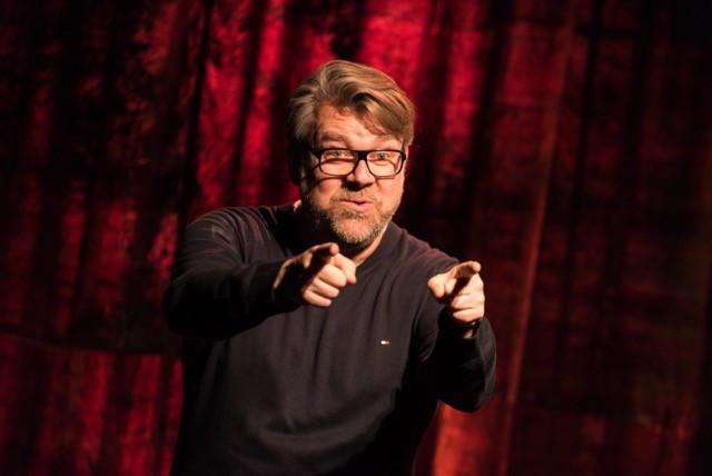 Christophe Bugnon dans son dernier spectacle.