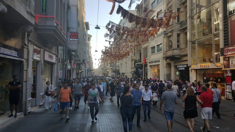 Turquie, Manifestation, Istanbul, attention photo pas libre de droits