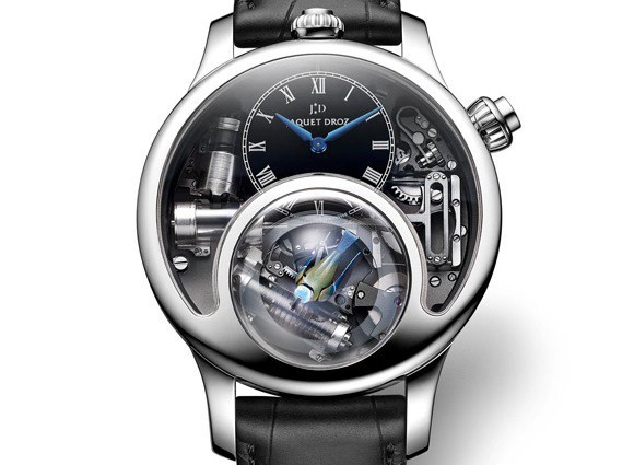 La montre Charming Bird, de la marque neuchâteloise Jaquet Droz, est en lice dans la catégorie 