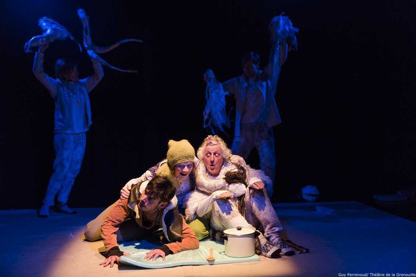 Le spectacle « Nuit de neige » sera présenté à nouveau samedi et dimanche au Rennweg 26. (photo: Guy Perrenoud/Théâtre de la Grenouille)