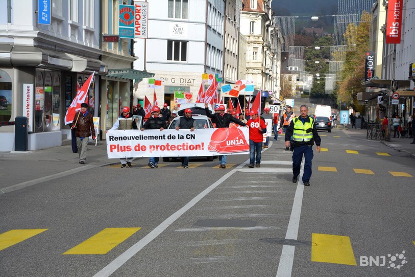 Les travailleurs de la région ont participé à plusieurs manifestations lors des négociations entre les syndicats et les entrepreneurs
