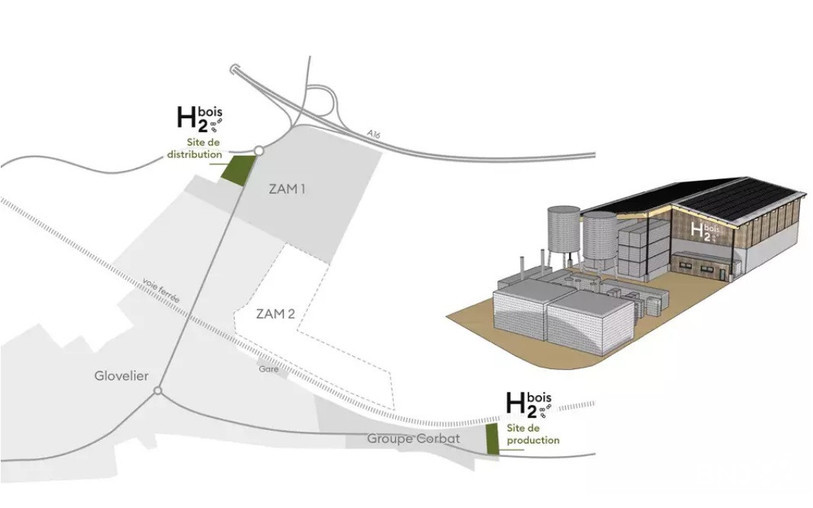 Le projet de fabrication d'hydrogène vert à Glovelier intéresse aussi deux sociétés actives dans l'horlogerie (photo: site Groupe Corbat).